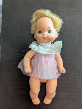 Vintage Barbie Happy Heart Family Toddler Girl Baby Doll 1976 - Short Haircut